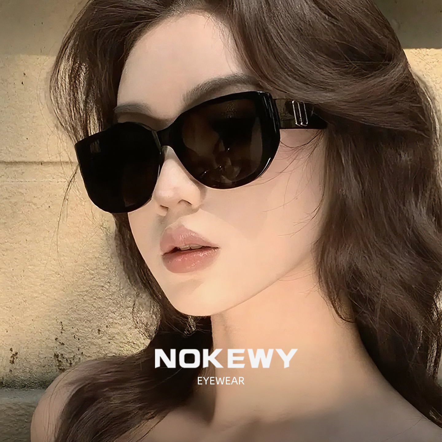 NOKEWY防紫外线大框女士太阳眼镜