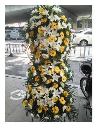 殡葬花篮丧事花蓝追悼花圈白事花篮上海花店同城包邮送花上门