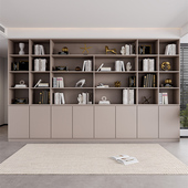 背景墙展示柜收纳柜收纳柜全屋定制实木生态板柜子资料柜