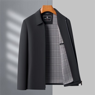 普洛克正品 商务休闲夹克男可拆卸内胆羽绒棉服加厚爸爸棉衣外套