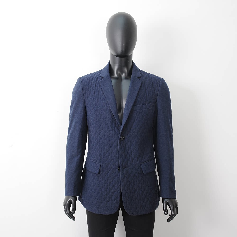 普洛克男装新款现货 男棉服棉袄棉衣西服西装外套两粒扣加厚上衣1