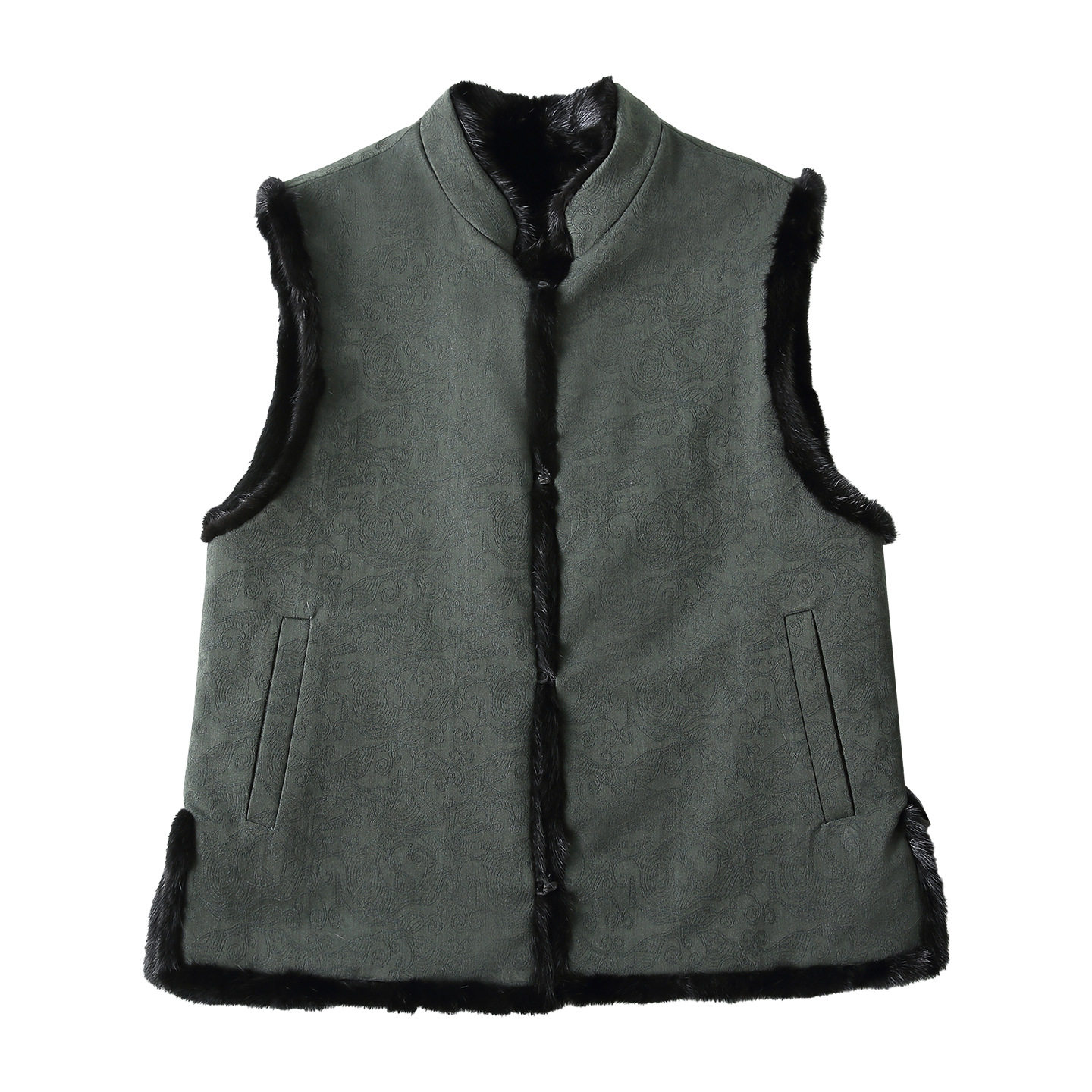 普洛克正品 皮草外套女短款大毛领名媛气质时尚秋冬新款貂皮大衣