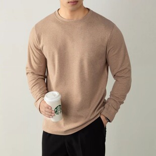 普洛克正品 春秋高领打底衫男针织衫高端抗静电长袖色恤内搭秋冬