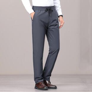 普洛克正品 男式长裤冬季加厚款运动裤松紧腰休闲裤户外登山裤子