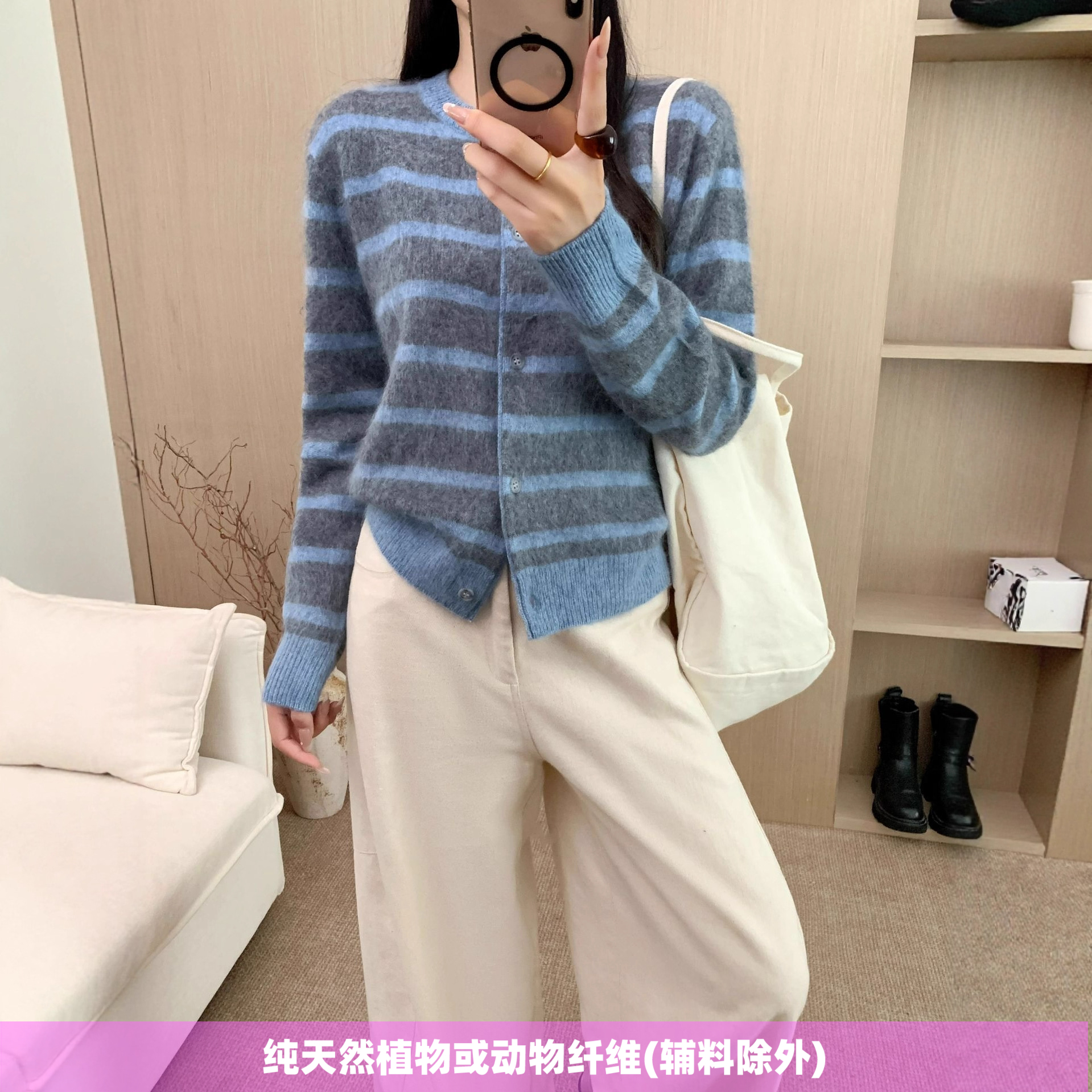 普洛克25新款山羊绒羊毛衫女装堆堆领微阔打底衫针织套头秋冬毛衣