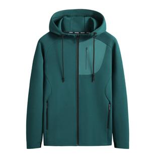 普洛克正品 彩皮质羽绒服男大码潮流翻领保暖夹克外套肥佬时尚冬