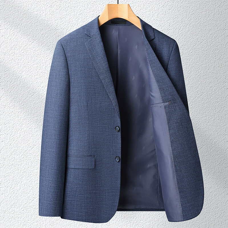 普洛克正品 休闲西服男春秋商务单上衣垫肩免烫抗皱西装外套单西