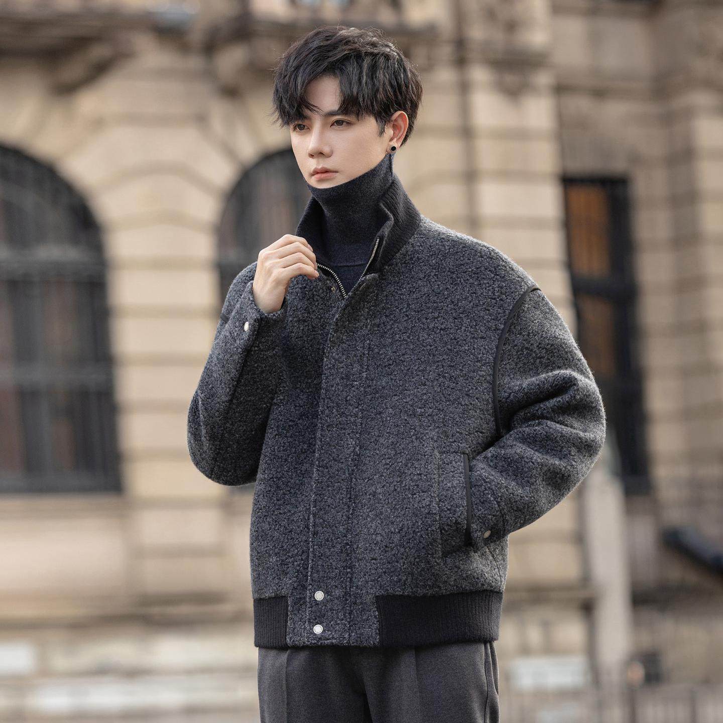 普洛克正品 新款羊毛呢子外套男士羽绒服内里夹克休闲加厚上衣潮,童装/婴儿装/亲子装,夹克/皮衣,淘宝优惠券,粉丝福利购,淘宝优惠卷