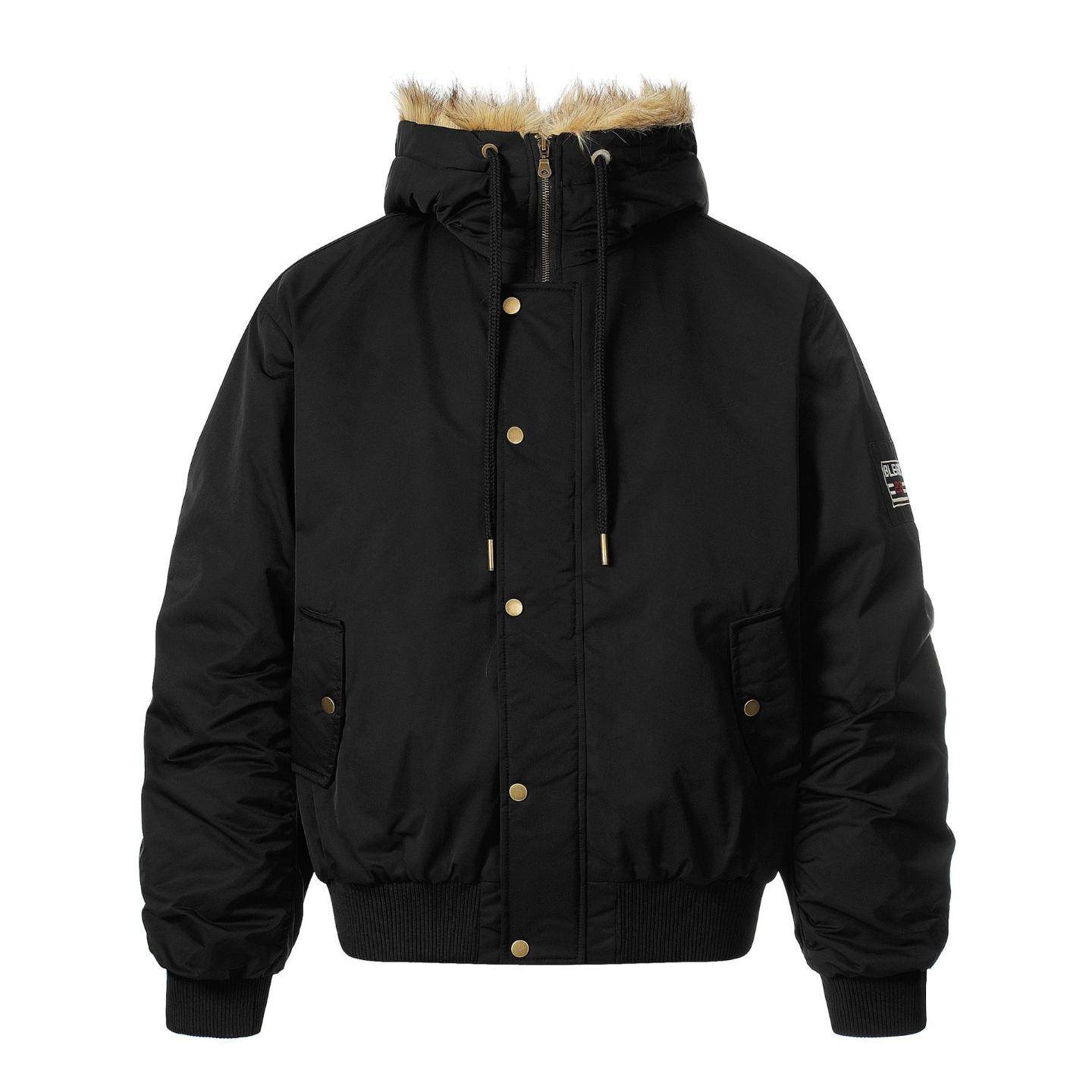 普洛克正品 款保暖棉服国潮复古休闲短款座山雕毛领加绒棉衣外套,童装/婴儿装/亲子装,棉袄/棉服,淘宝优惠券,粉丝福利购,淘宝优惠卷