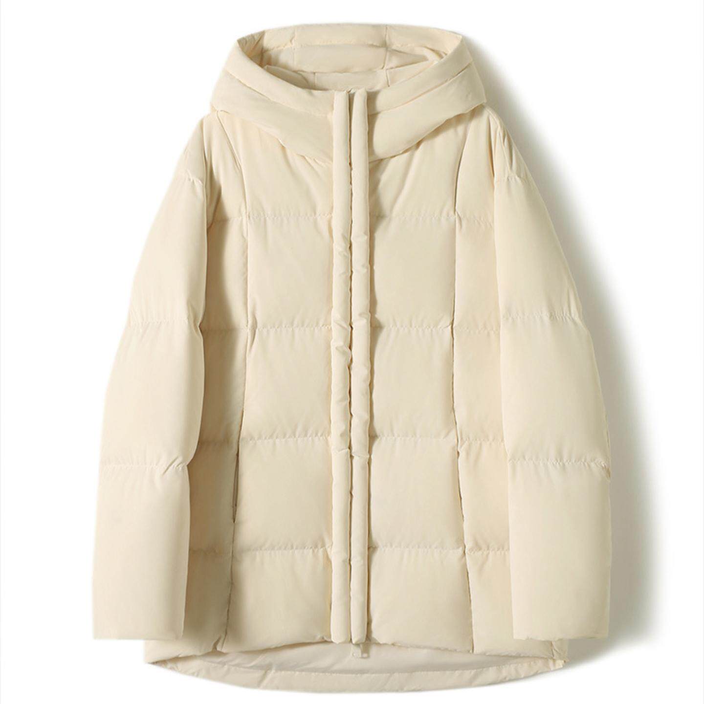 普洛克正品 羽绒服95白鹅绒中长款外套加厚女装冬季带帽户外上衣