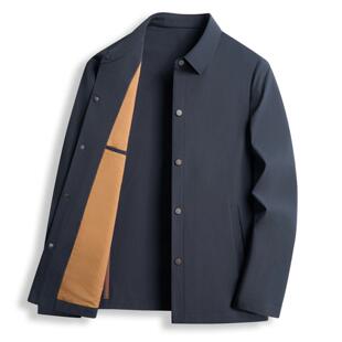 普洛克正品男士羊毛西服冬季羽绒内胆加厚休闲西装双面呢子外套