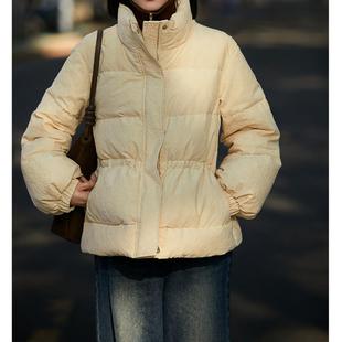 普洛克正品 高端95白鹅绒加厚羽绒服女装短款小众女款鹅绒服冬季