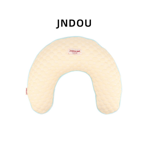 JNDOU丨宠物凉感豆豆U型可拆卸枕
