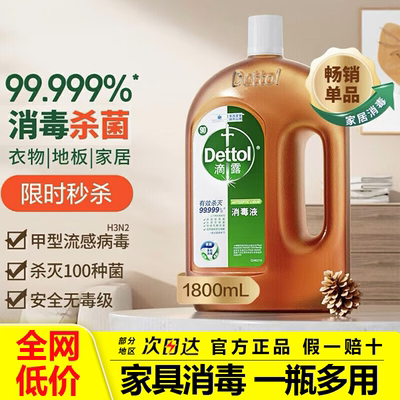 消毒液多规格家用皮肤衣物拖地有效杀菌除菌地板消毒水