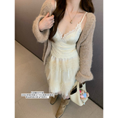 吴大笑 鸢尾花开～仙气飘飘层次感百搭松紧腰网纱蛋糕半身裙短