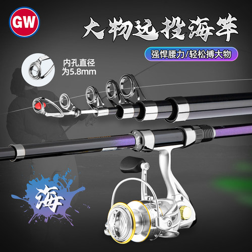 光威正品大环远投碳素滑漂抛竿