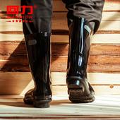雨靴水鞋 男款 防滑耐磨户外牛筋底劳保赶海套鞋 回力雨鞋 钓鱼鞋 高筒