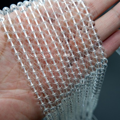 压电白水晶散珠干净透亮