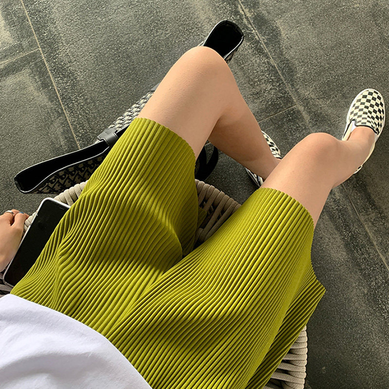 短裤高腰显瘦外穿宽松黑色休闲裤