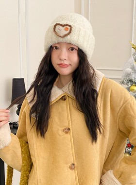2025新品高品质毛茸茸针织帽