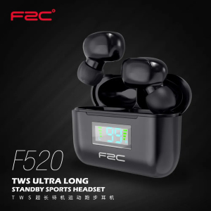 梵之音FZC TWS F520运动重低音音乐蓝牙5.0耳机自动配对超长待机T