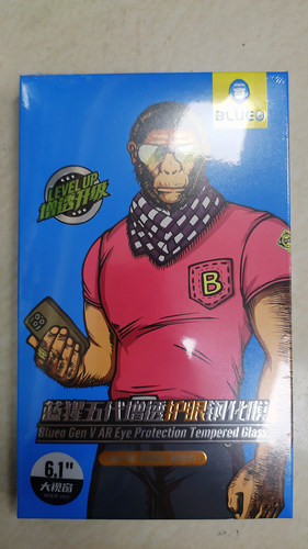 蓝猩BLUEO五代增透护眼钢化膜