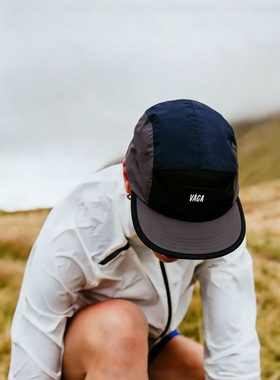 英国vaga专业马拉松鸭舌帽男女越野跑防风超轻薄高性能跑步帽排汗