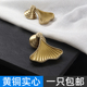 黄铜柜门新中式 衣柜橱柜抽屉北欧把手现代圆厨柜厨房简约柜子拉手