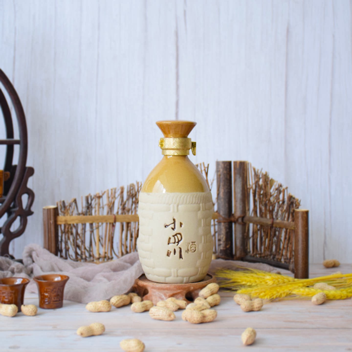 小四川原浆小窖42度500毫升五粮浓香纯粮白酒陶瓷特色艺术小酒