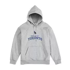 University of Toronto Heavy-Duty American-Style Hoodie with Letter Print on the Back, Niche for Men and Women in Spring and Autumn