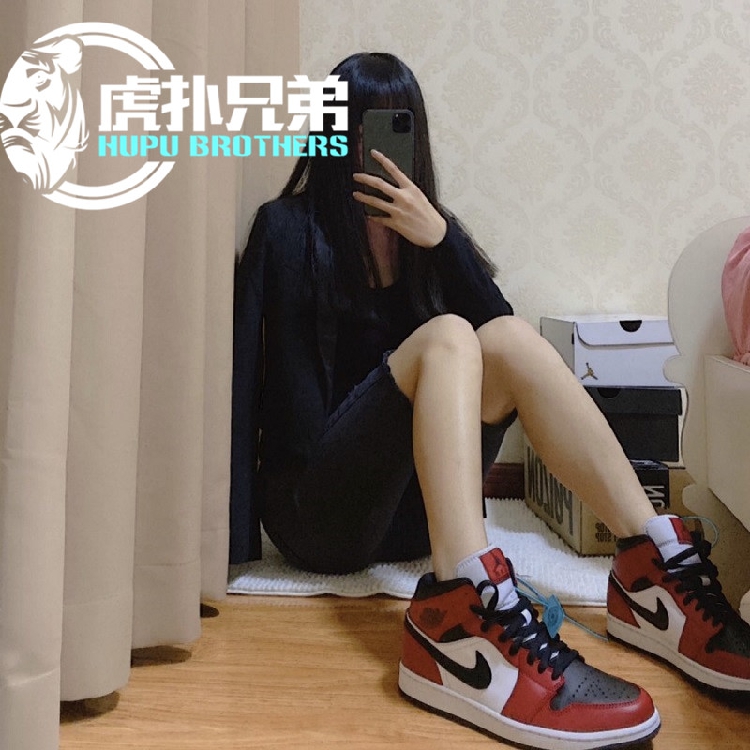 air jordan 1 mid aj1 芝加哥 镭射 樱花粉 糖果 蓝黑红脚趾 中帮