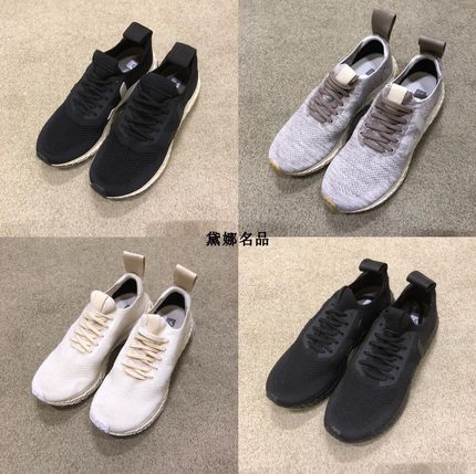 正品现货 Rick Owens Veja 春夏男士针织系带运动休闲鞋 轻便舒适