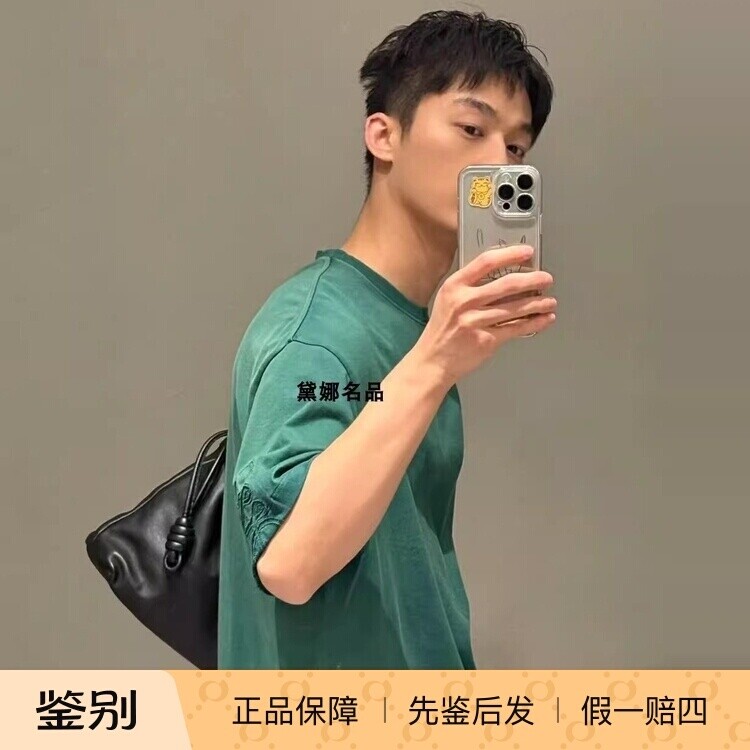 正品现货Loewe罗意威 25春夏男士刺绣LOGO阔版短袖T恤 H526Y22XBT