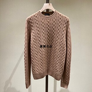 正品现货 Colombo 秋冬男士纯羊绒保暖粗线螺纹针织毛衣MA04080