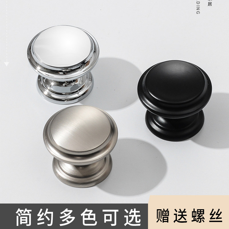 法式单孔锌合金柜门抽屉拉手图片