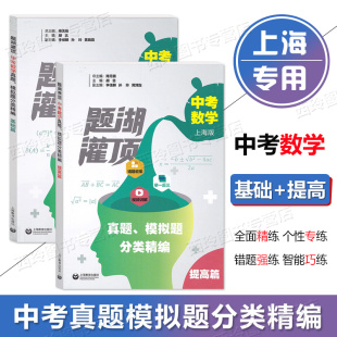 题湖灌顶中考数学真题模拟题分类精编 社中考重难点突破压轴题 初中数学基础篇提高篇专题训练上海一模二模真题上海教育出版