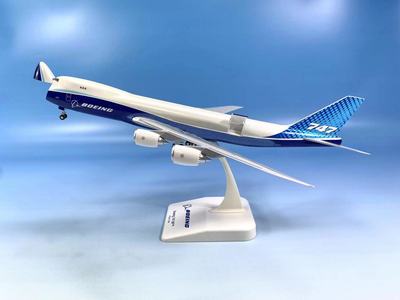 飞机模型B747-8F机舱盖机头可开