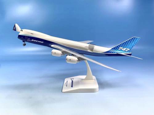 飞机模型B747-8F机舱盖机头可开