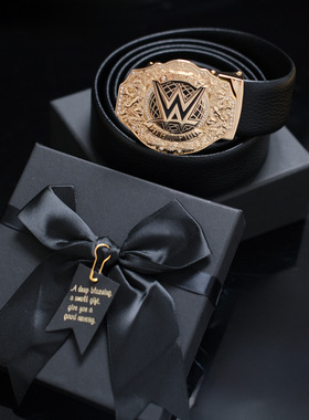 WWE镀金腰带手办玩具 可穿带设计 彩盒装摆件模型魅力无限