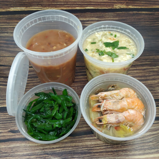 一次性打包汤盒汤碗汤桶汤杯盛面粥汤罐带盖加厚注塑滴水不漏汤杯