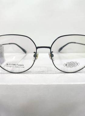 专柜正品哥拓普纯钛时尚眼镜框架光学镜可配镜片商务87131-c6