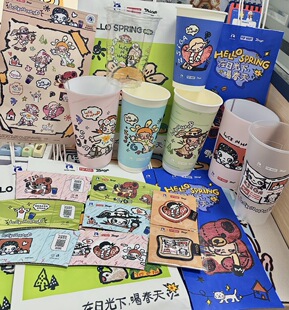 瑞幸周边ZSIGA联名款徽章纸袋pp杯手提袋贴纸收集正版礼品