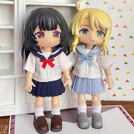 ob11现货 娃衣gsc YMY p9 水手服 学院风日系两件套多色