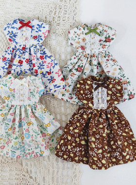 特价blytheob24 小布 licca 现货娃衣连衣裙碎花系列多色