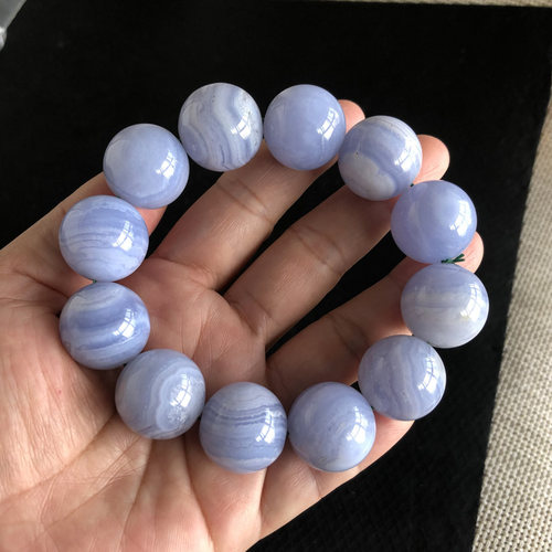 水玉冰魄天然蓝玉髓男中号小号