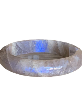 天然月长石手镯手环实物