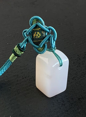 天然白水草玛瑙印章红绿方章书画