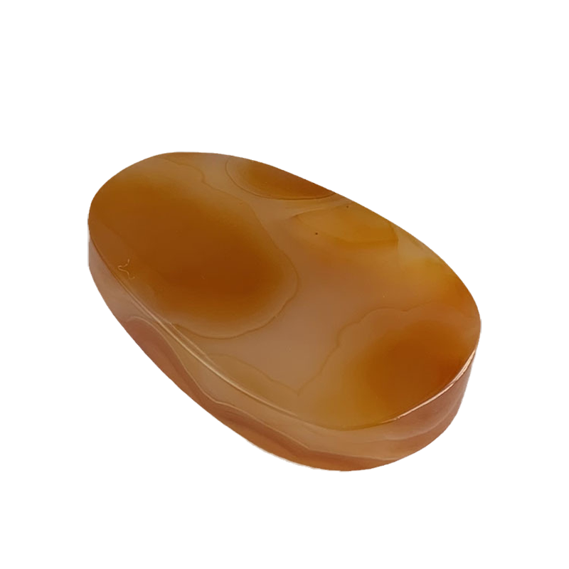 水玉冰魄天然红玛瑙打磨把玩