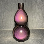 水玉冰魄大号炫彩胖葫芦天然黑曜石葫芦摆件彩虹眼8字福家居风水