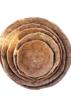 天然棕垫心椰衣椰棕垫子椰芯花盆底垫椰棕片壁挂吊盆垫子绿色环保